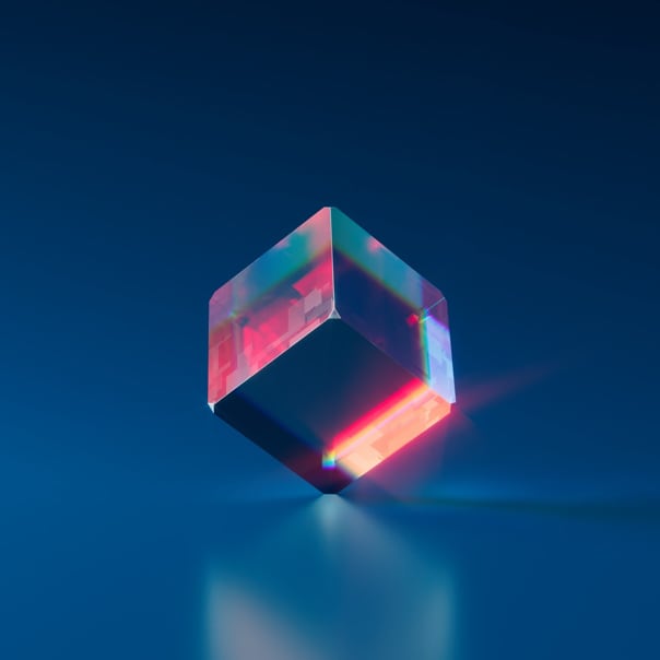 image of a cube with equilibrium 